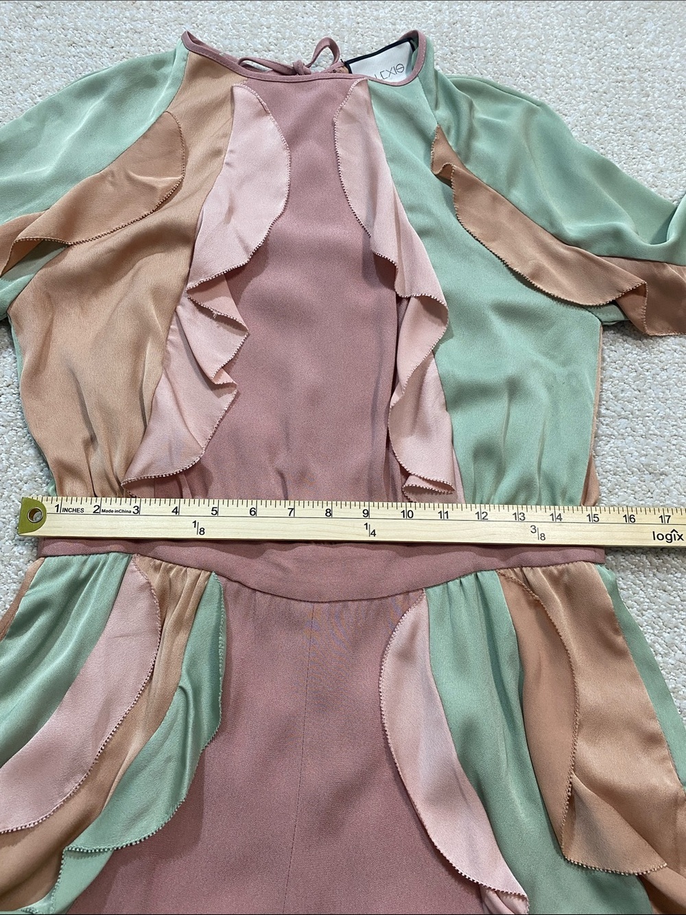 Alexi Winona Ruffled Colorblock Romper - Size S Excellent Condition - Picture 11 of 16